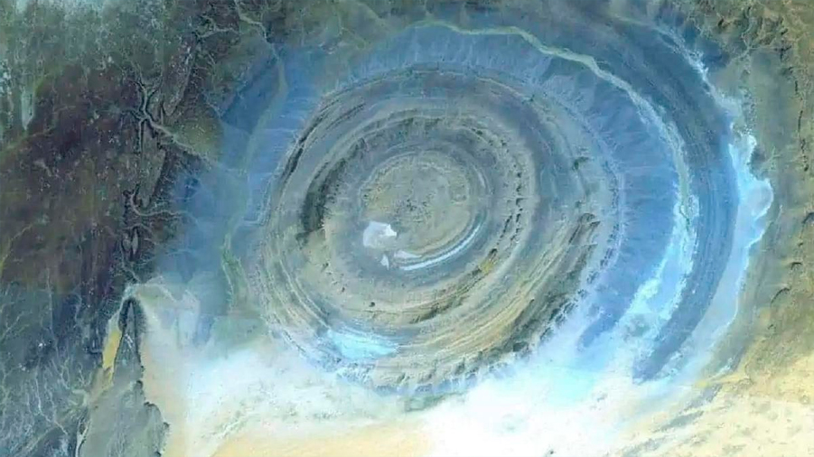 ¿Qué es el enigmático 'Ojo del Sáhara' visible desde el espacio?