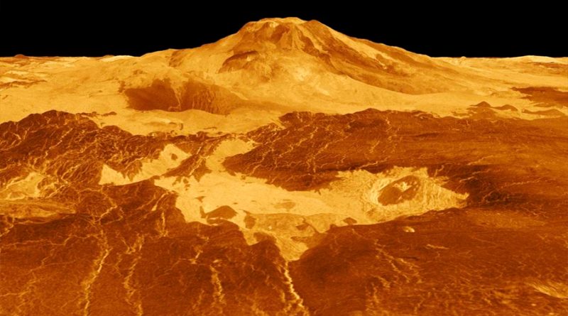 Imágenes antiguas revelan actividad volcánica en Venus