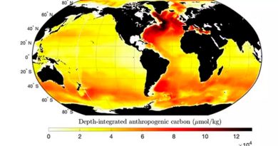Olas submarinas gigantes transportan calor y carbono por el Atlántico