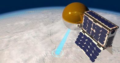 El primer satélite con una antena que se hincha 'como una pelota de playa'