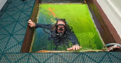 El hombre que vivirá 100 días bajo el agua por la ciencia