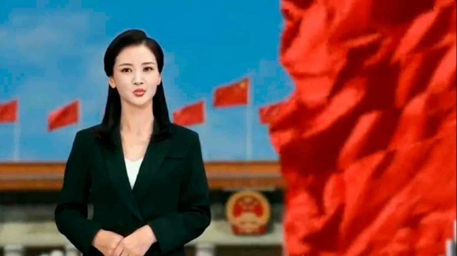Canal chino estrena presentadora de noticias de IA capaz de transmitir 24 horas los 365 días
