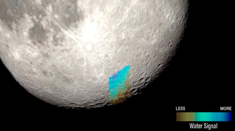 Estudio permite elaborar mapa detallado de distribución del agua en la Luna