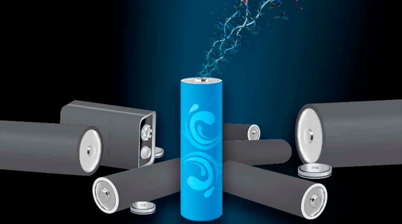 Científicos han descubierto una gran capacidad de almacenamiento en las baterías de agua sin metales