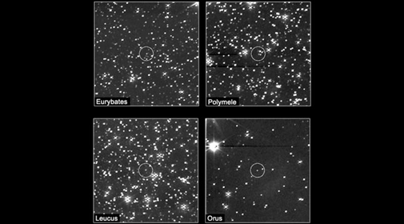 Primeras imágenes de asteroides troyanos de la misión Lucy de la NASA