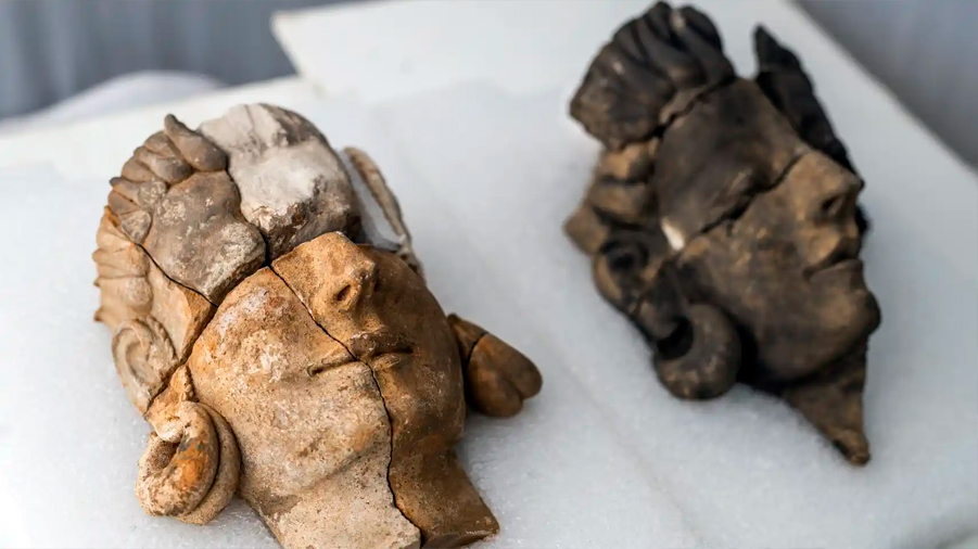 Giro en la historia de Tarteso: descubren las primeras esculturas de rostros humanos en Badajoz