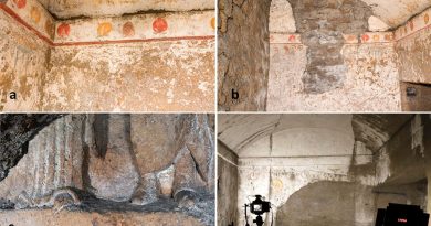 Descubren una antigua cámara funeraria griega en Nápoles usando muones
