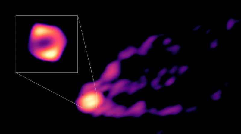 Nuevas imágenes revelan detalles del agujero negro supermasivo