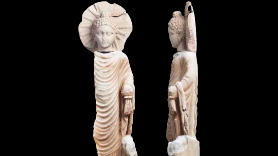 Desentierran una estatua de Buda en una antigua ciudad portuaria egipcia