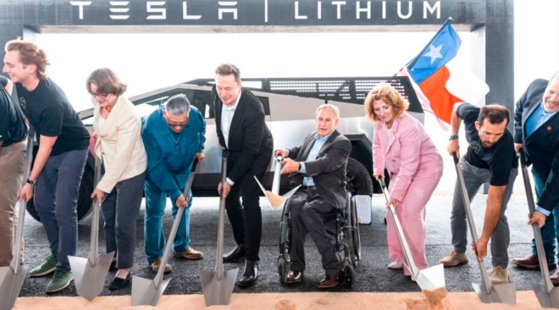 Elon Musk y Tesla inician construcción de enorme fábrica de litio en Texas