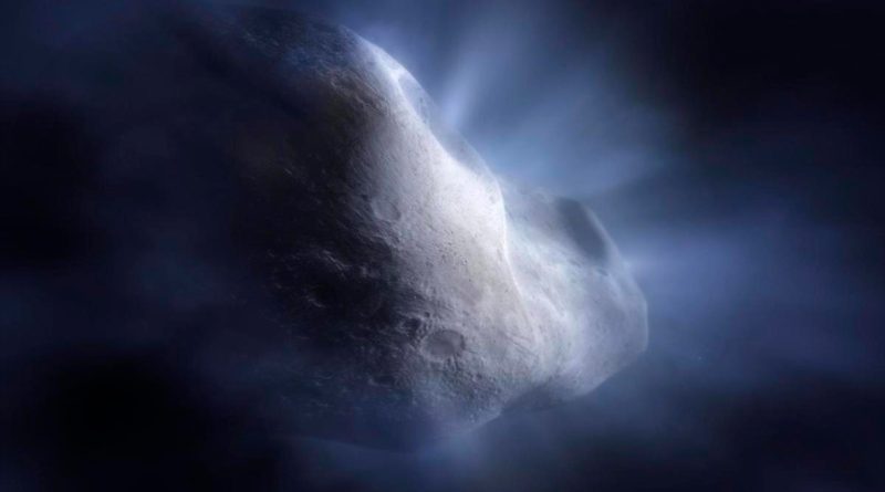 Webb confirma hielo de agua en un cometa del cinturón principal