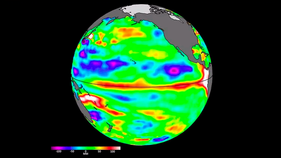 Señales tempranas de El Niño en el nivel del mar