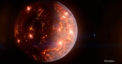 Descubren exoplaneta contrario a la Tierra que está cubierto de volcanes