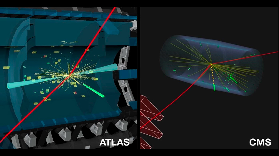 Primera evidencia de una rara descomposición del bosón de Higgs