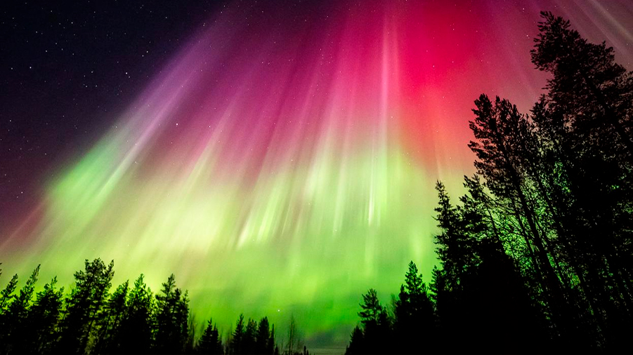 Científicos suecos crean auroras boreales artificiales