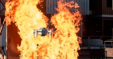 Desarrollan un dron resistente al fuego y que podría ser la solución a los incendios