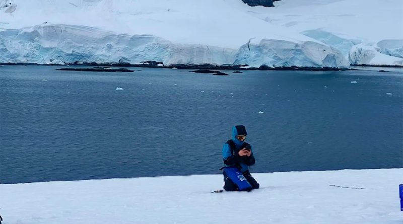 Ximena Aguilar, la mexicana que estudia el color de los glaciares en la Antártida