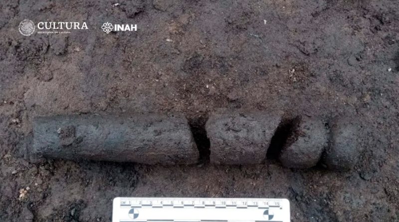 Arqueólogos descubren, en Chalco, restos de madera que habrían pertenecido a un barco español