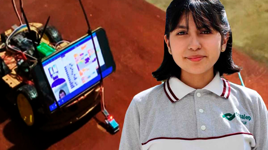 Alumna de Conalep de México gana premio por crear asistente médico con IA