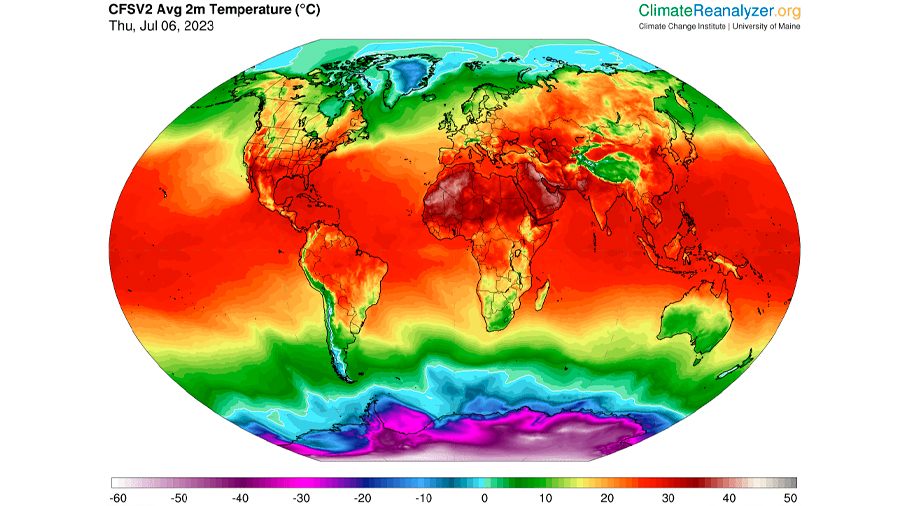 El mundo registra su día más caluroso por tercera vez esta semana