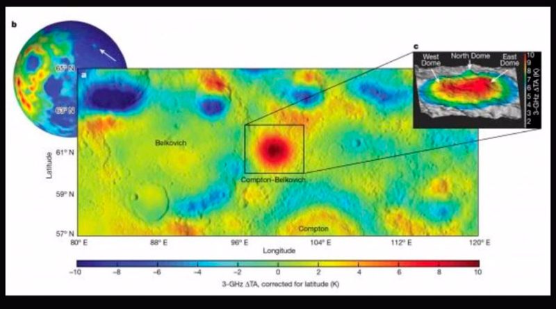 Descubierta evidencia de nuevo proceso volcánico en la Luna