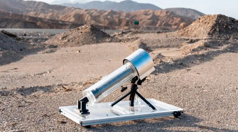 Crean un dispositivo para recoger agua en el desierto
