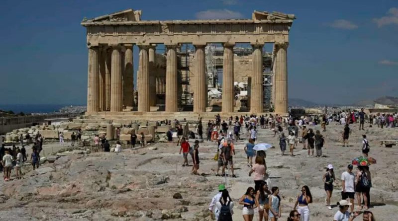 La ola de calor Cerbero en Europa obliga a cerrar la Acrópolis de Atenas