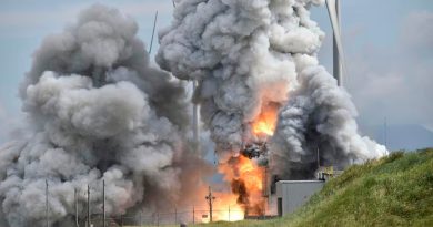 Explosión en un centro de prueba de cohetes espaciales de Japón