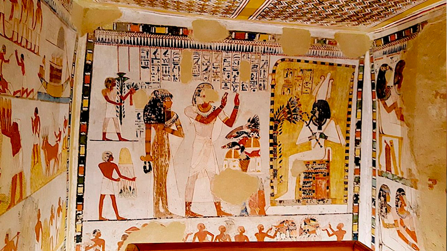 La tecnología logra desvelar detalles ocultos en antiguas pinturas egipcias