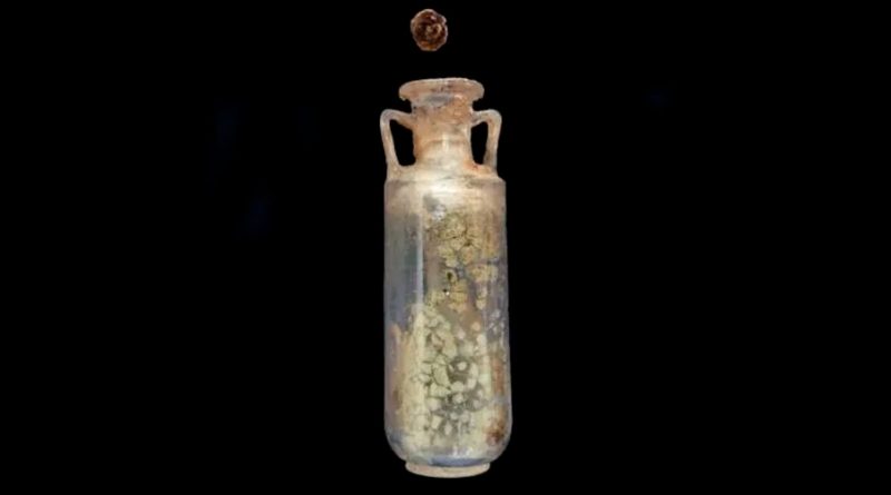 Descubren un perfume de hace 2,000 años en una tumba romana