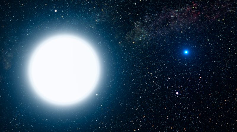 Descubren una estrella enana blanca con una cara de hidrógeno y la otra de helio
