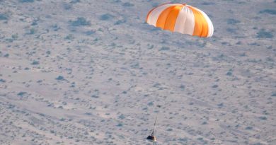 La NASA lista para aterrizar su nave con muestras recogidas del asteroide Bennu