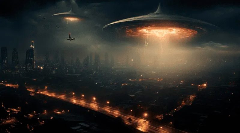 Inteligencia artificial recrea cómo se vería una invasión alienígena en México