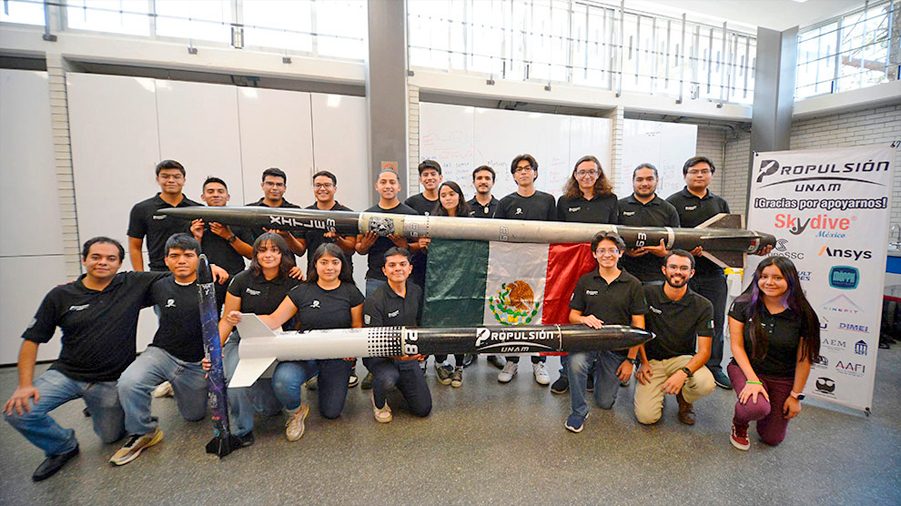 Insurgente y Xitle: primeros cohetes fabricados por estudiantes de la UNAM
