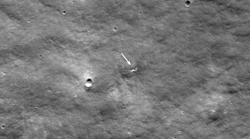 La NASA fotografía el cráter que dejó la nave rusa al estrellarse contra la Luna hace dos semanas