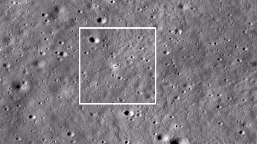 La NASA localiza a Chandrayaan-3 a 600 kilómetros del polo sur lunar