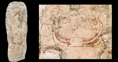 Hallan una serpiente pintada en una bóveda, clave para descifrar la historia de la Acrópolis maya Ek’ Balam