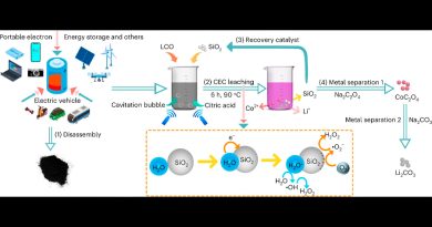 Nuevo método para reciclar materiales dentro de baterías de iones de litio