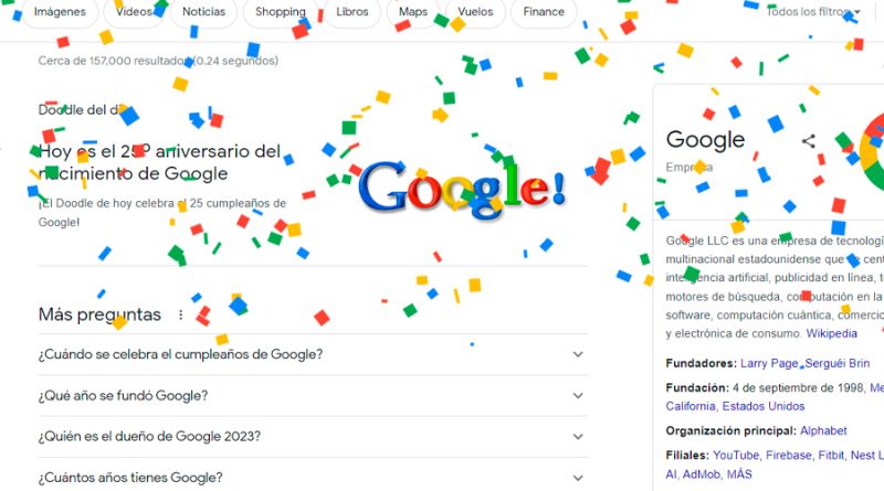 Google cumple 25 años: descubre todo lo que ha aprendido sobre ti desde entonces