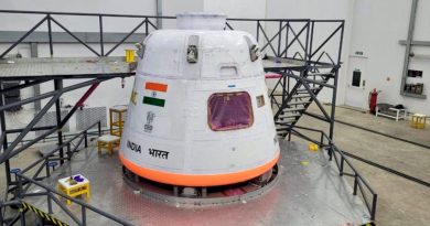 India muestra un módulo de pruebas para la misión espacial tripulada