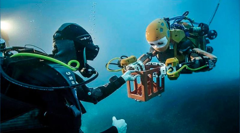Científicos chinos diseñan robot submarino adhesivo capaz de deslizarse rápidamente