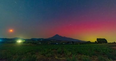 Tormenta solar genera auroras boreales en México