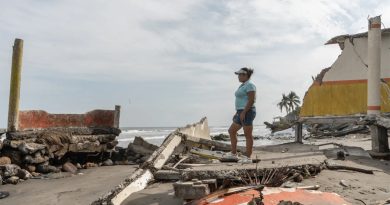 El mar se está tragando une pueblo mexicano debido al cambio climático y obras mal planificadas