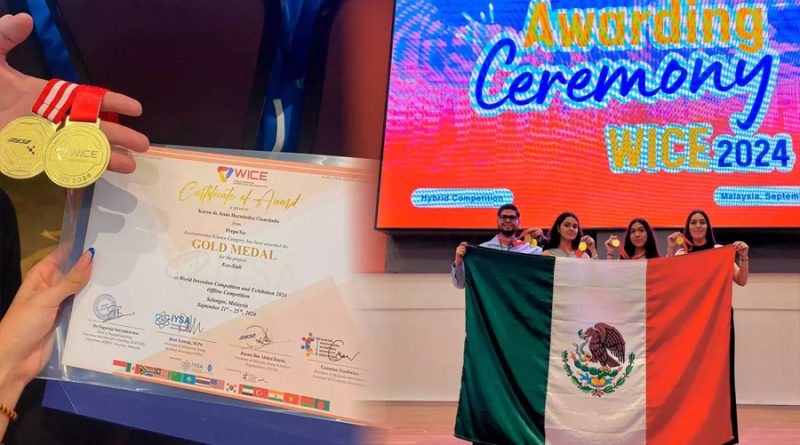 ¡Oro para México! PrepaTec Navojoa primer lugar en mundial de ciencias