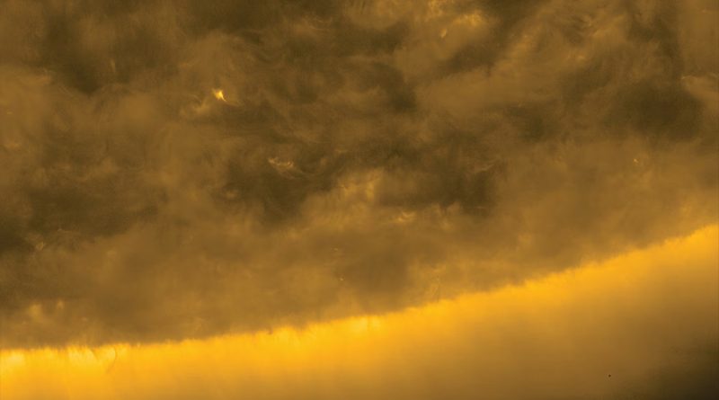 Una sonda europea capta las primeras imágenes del polo sur del Sol