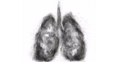 Descubren acumulación de algo parecido al hollín en células pulmonares de pacientes con EPOC