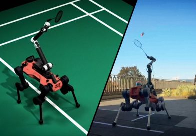 De la ciencia ficción a la realidad: robot entrenado con IA juega al bádminton con humanos