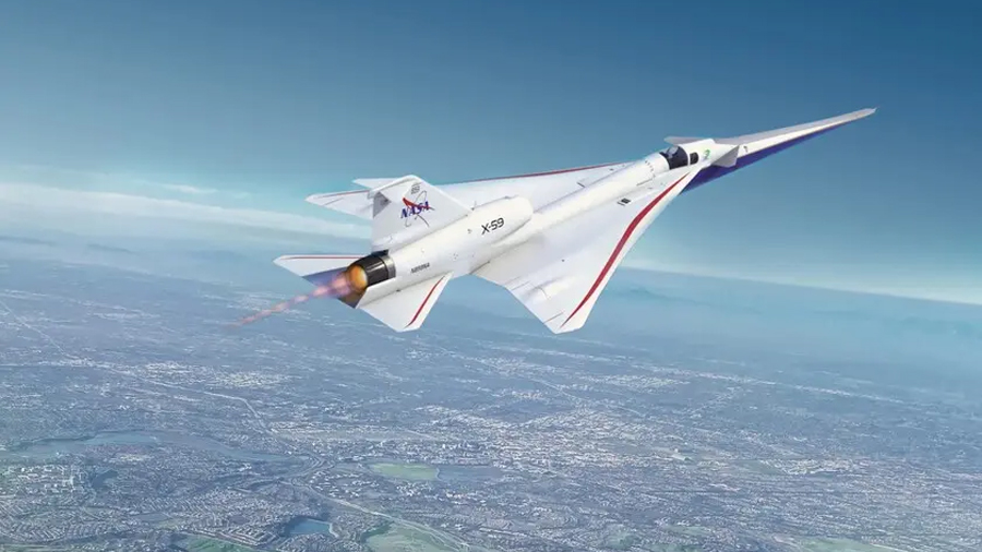 La NASA probó con éxito su primer avión supersónico