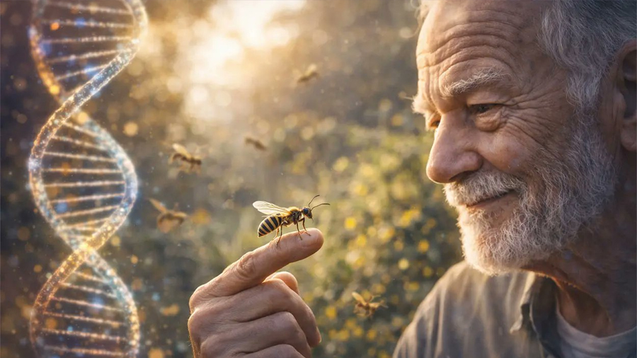 Avispas contra el envejecimiento: el sorprendente descubrimiento biológico para una vida más larga