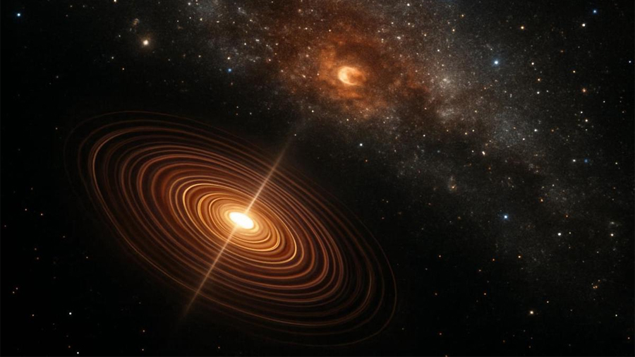 Descubren un pulsar ultra-rápido cerca del agujero negro de la Vía Láctea